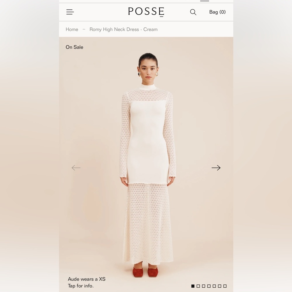 Romy high neck dress from Posse